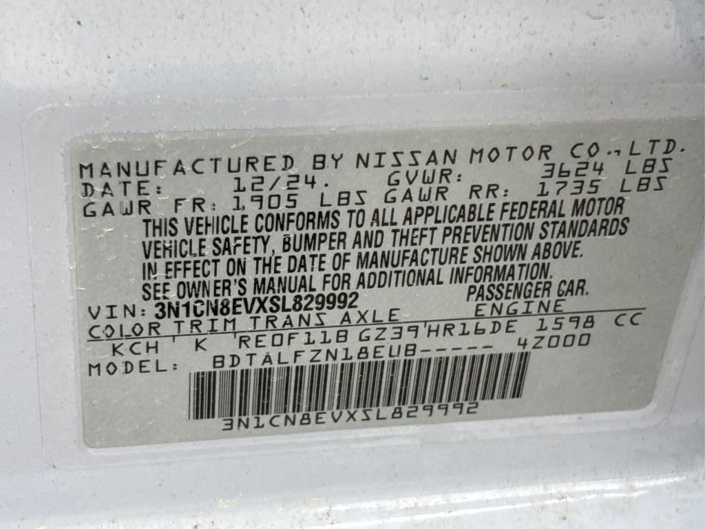 Certified 2025 Nissan Versa SV image 15