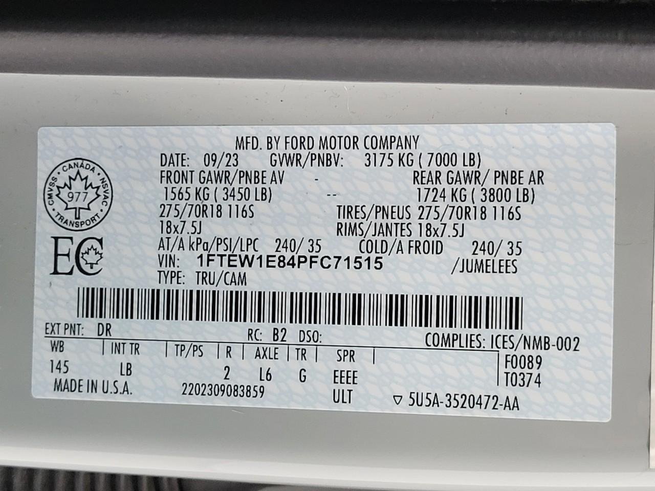 Used 2023 Ford F150 Tremor AWD/4WD image 28