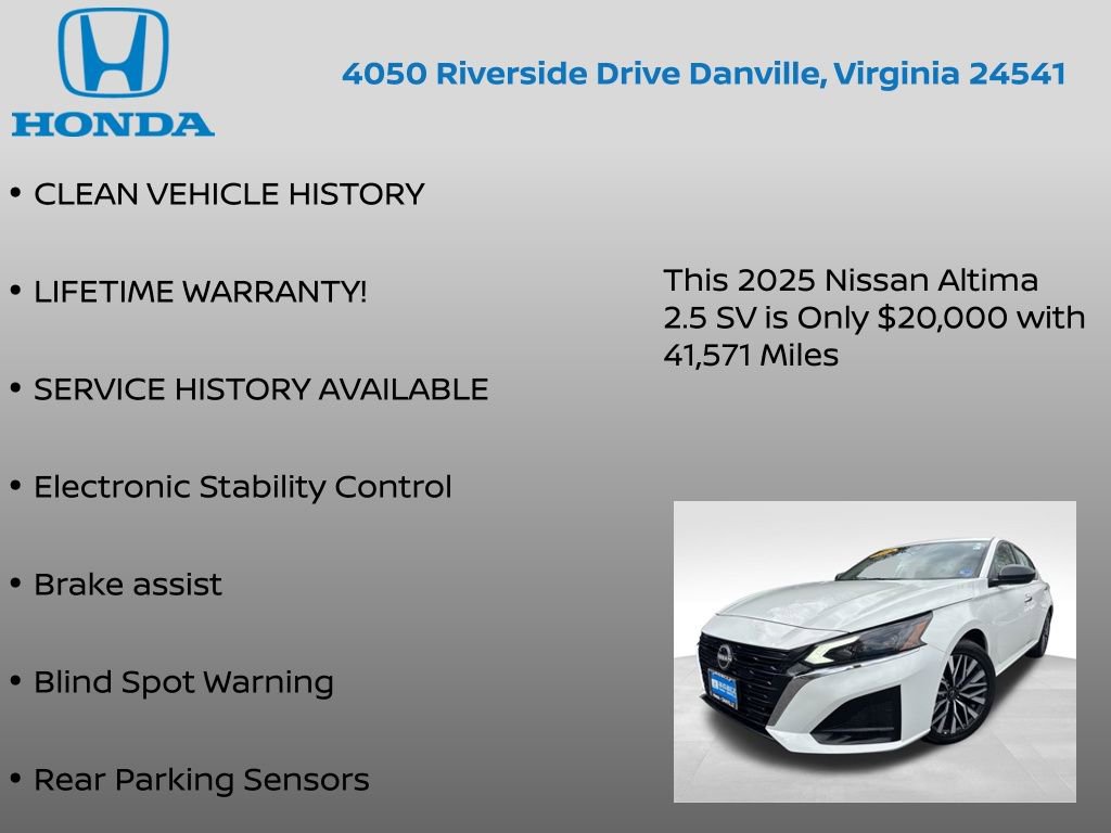 Used 2025 Nissan Altima 2.5 SV image 7