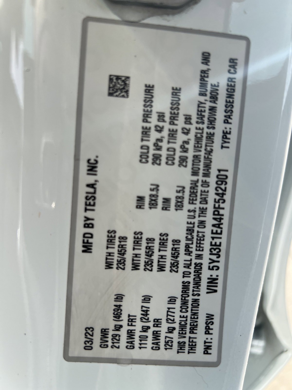 Used 2023 Tesla Model 3 Standard Range image 22