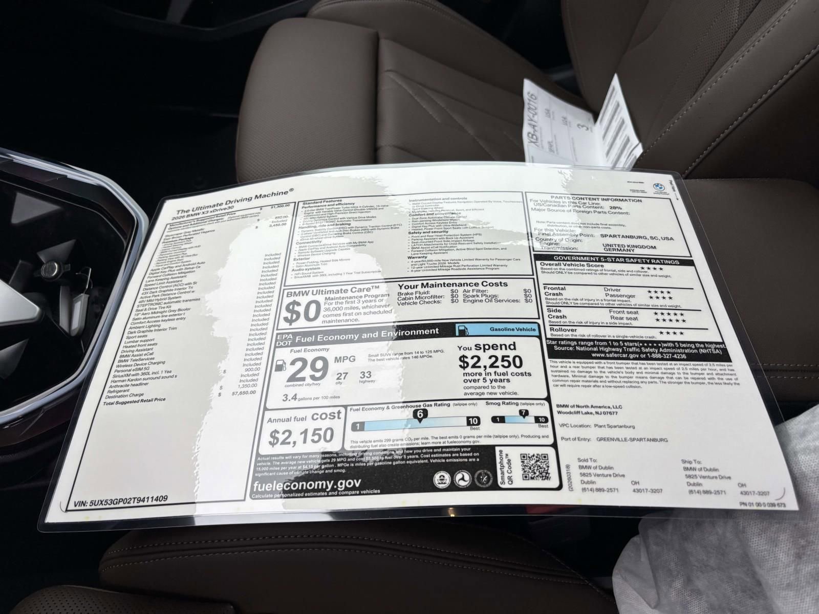 New 2026 BMW X3 xDrive30 image 19