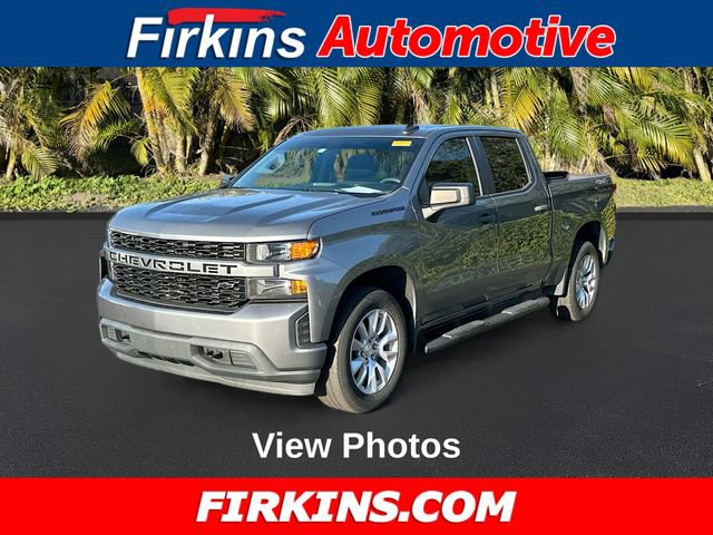 Used 2021 Chevrolet Silverado 1500 Custom w/ LPO, Dark Essentials Package