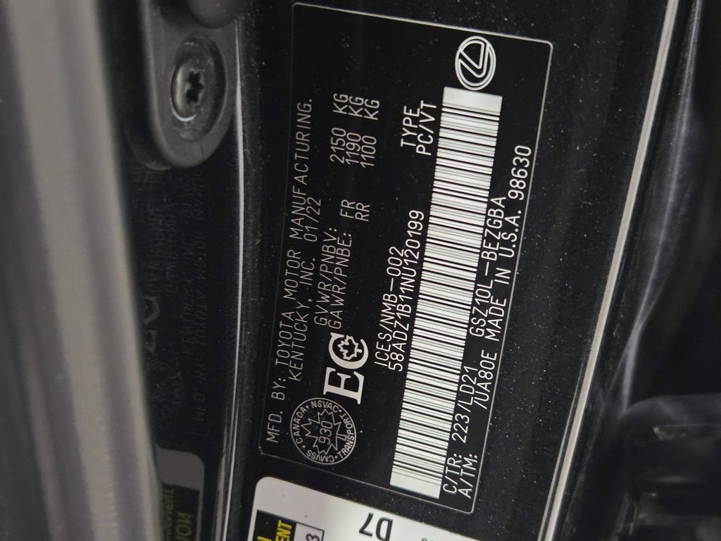 Used 2022 Lexus ES 350 w/ Premium Package image 29