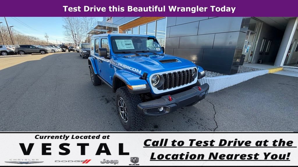 New 2026 Jeep Wrangler Unlimited Rubicon w/ Whitecap Package AWD/4WD image 3