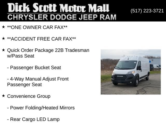 Used 2025 RAM ProMaster 2500 w/ Convenience Group FWD image 9