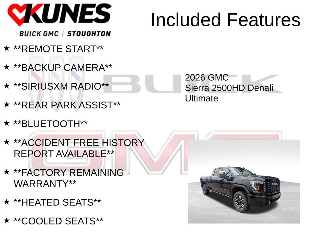 New 2026 GMC Sierra 2500 Denali Ultimate image 2