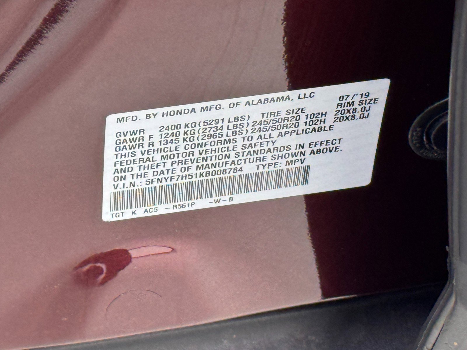 Used 2019 Honda Passport EX-L image 45