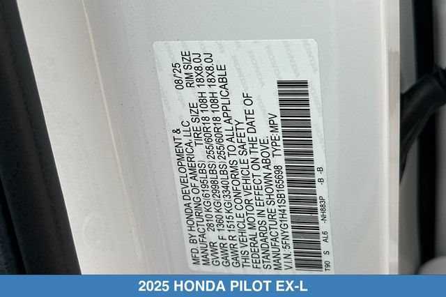 Certified 2025 Honda Pilot EX-L image 32