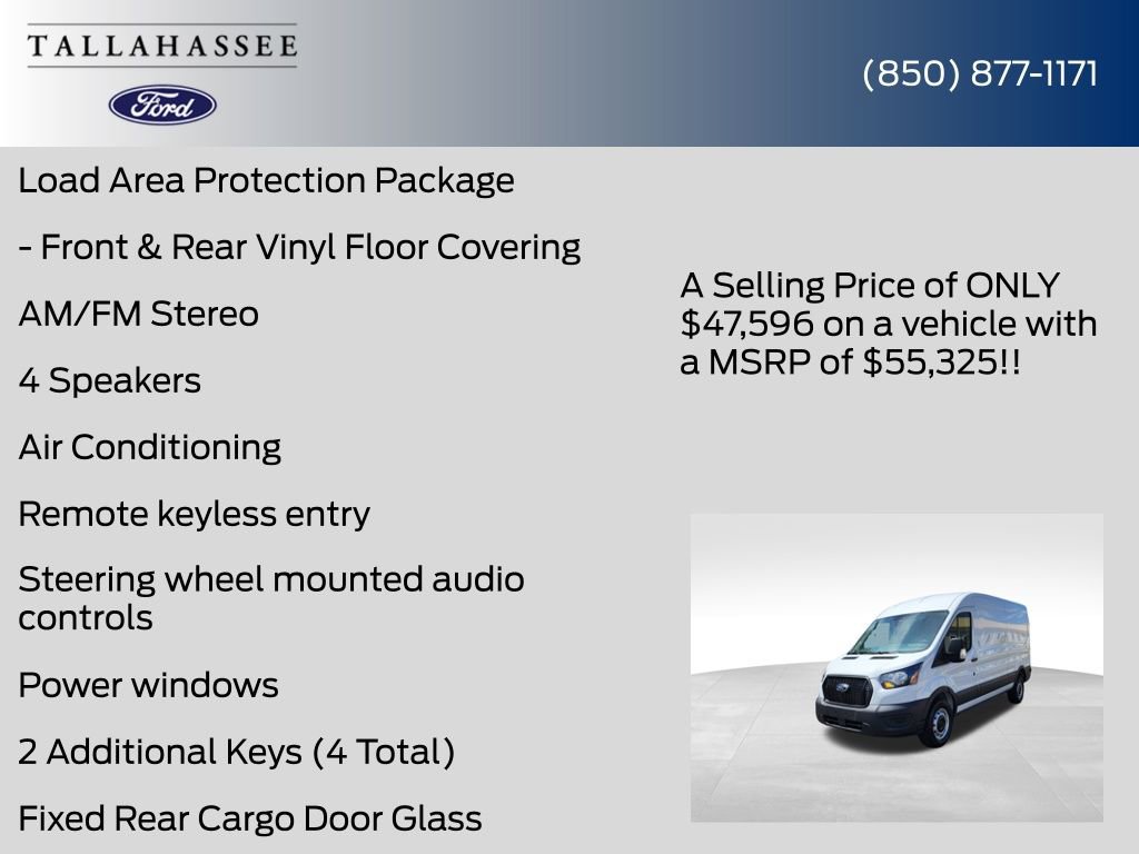New 2025 Ford Transit 250 148 Medium Roof w/ Load Area Protection Package image 11