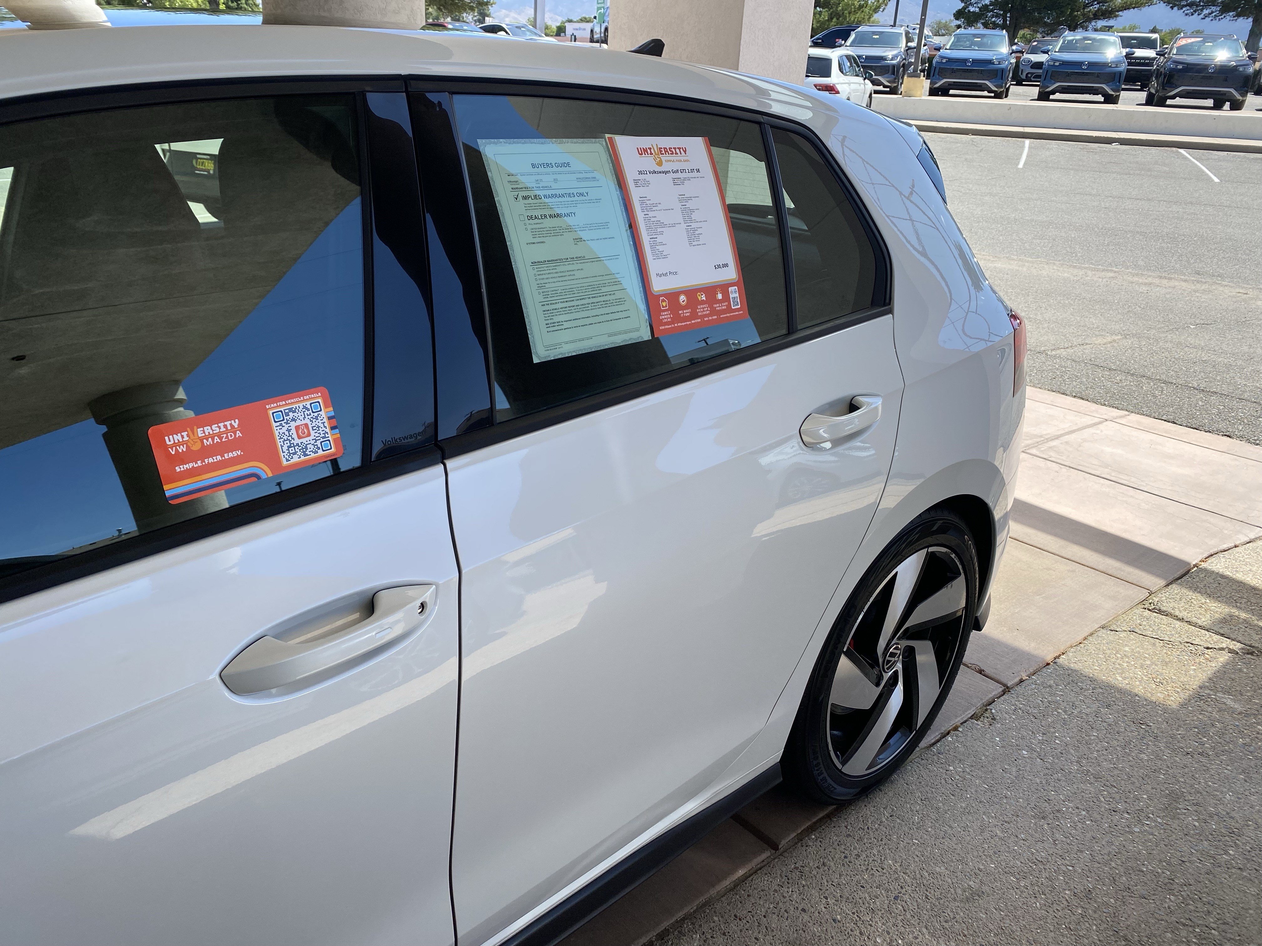 Certified 2022 Volkswagen GTI SE FWD image 54
