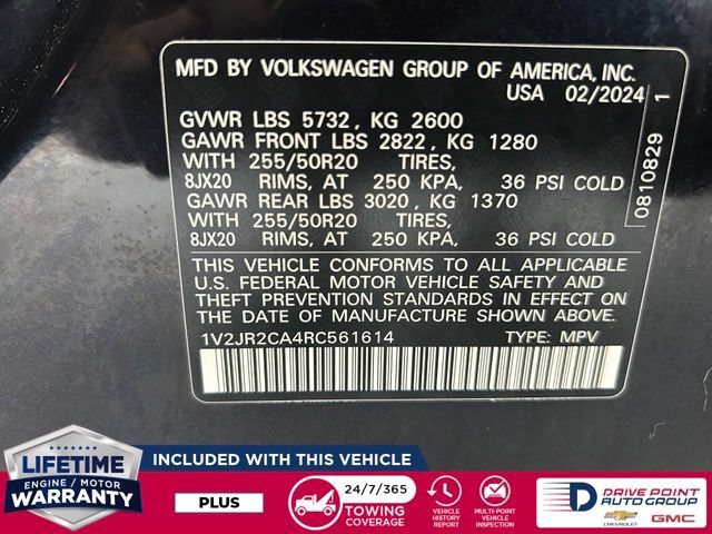 Used 2024 Volkswagen Atlas SE FWD image 36