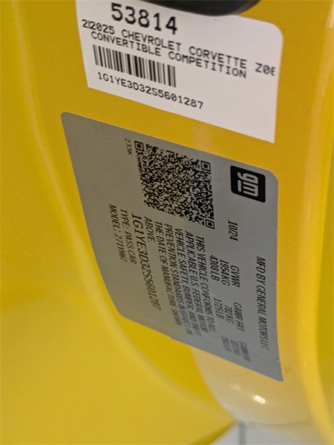 New 2025 Chevrolet Corvette Z06 w/ Battery Protection Package image 32