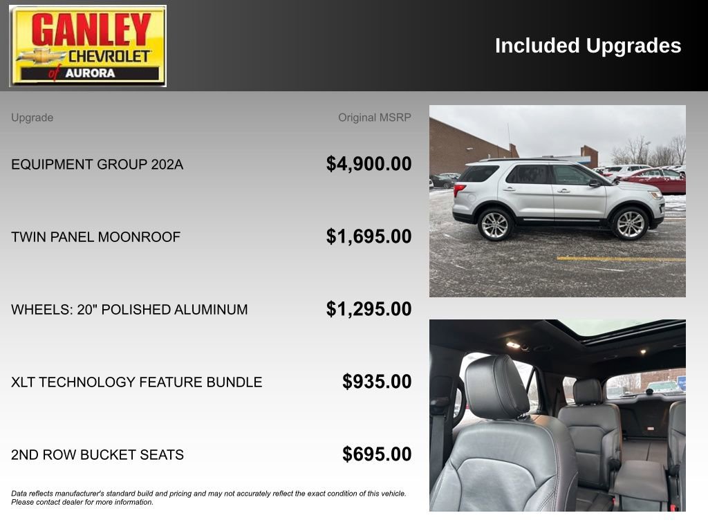 Used 2018 Ford Explorer XLT w/ Equipment Group 202A image 6