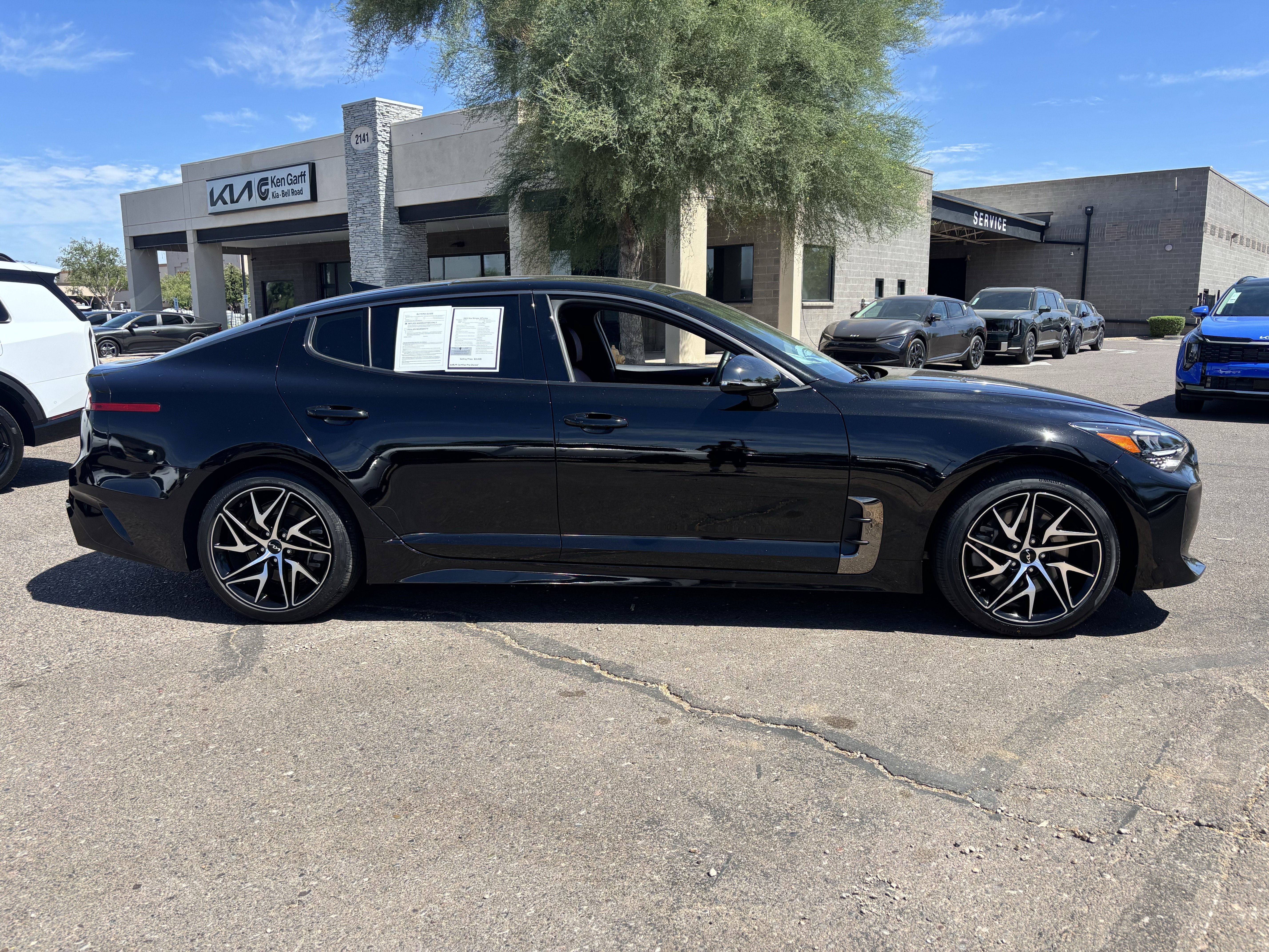 Certified 2023 Kia Stinger GT-Line w/ Sun & Sound Package RWD image 2