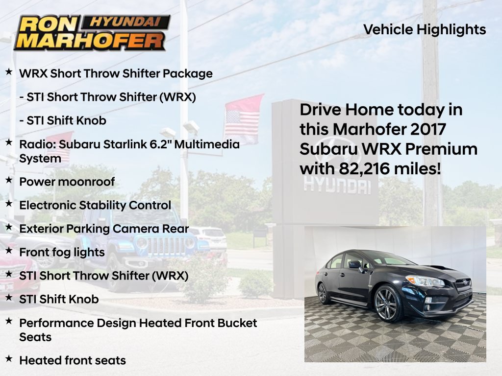 Used 2017 Subaru WRX Premium AWD/4WD image 15