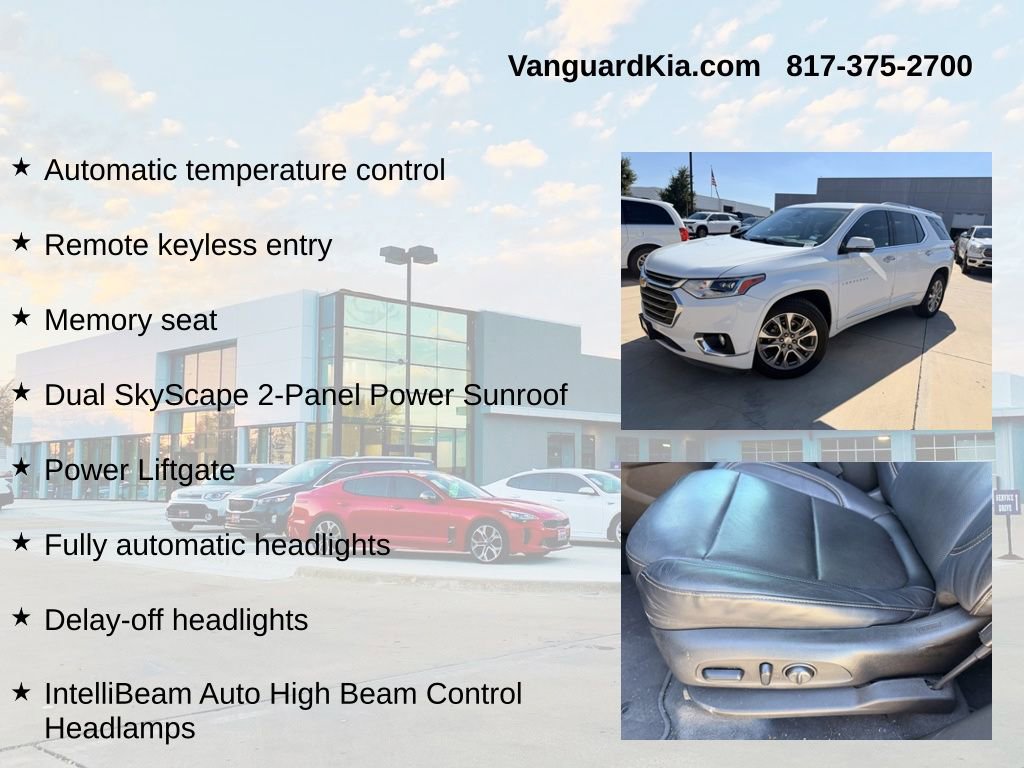 Used 2018 Chevrolet Traverse Premier w/ Driver Confidence II Package FWD image 12