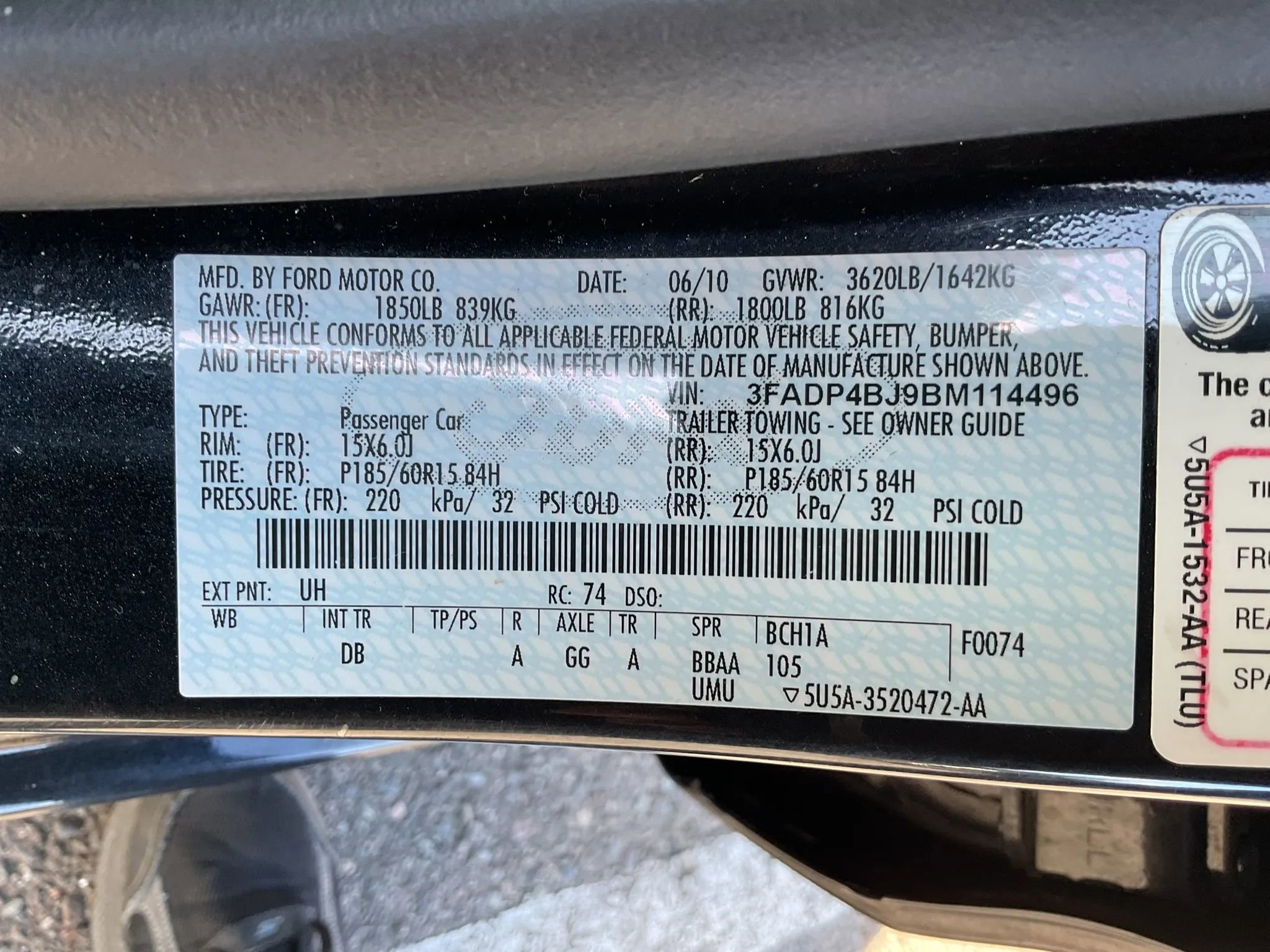 Used 2011 Ford Fiesta SE w/ 203A Rapid Spec Order Code image 18