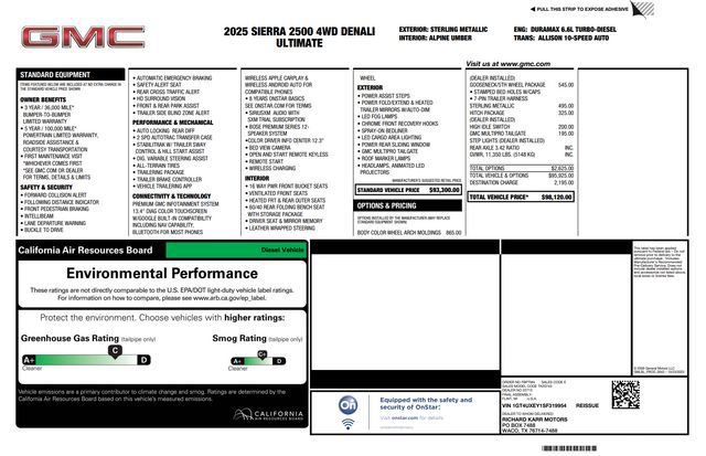 Used 2025 GMC Sierra 2500 Denali Ultimate AWD/4WD image 60