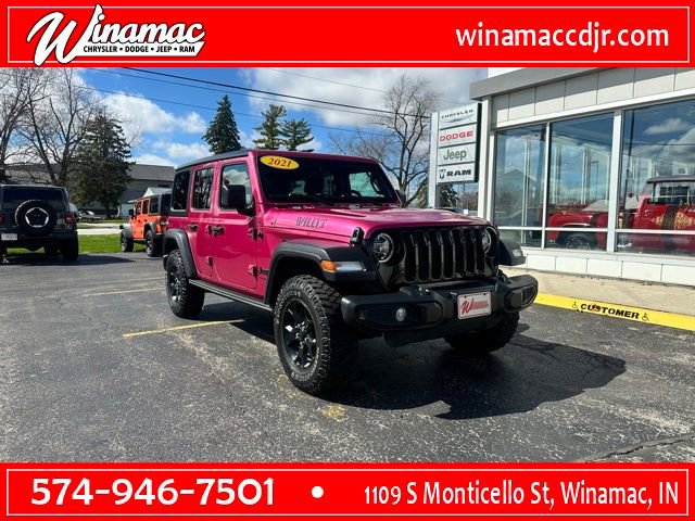 Used 2021 Jeep Wrangler Unlimited Sport image 1