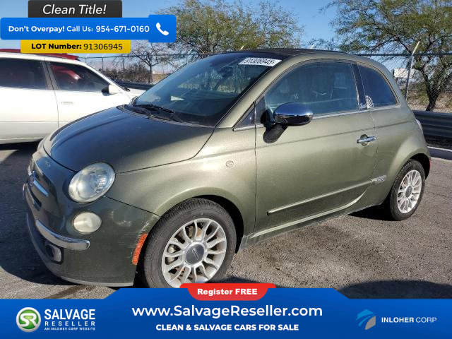 Used 2012 FIAT 500 Lounge w/ Luxury Leather Pkg