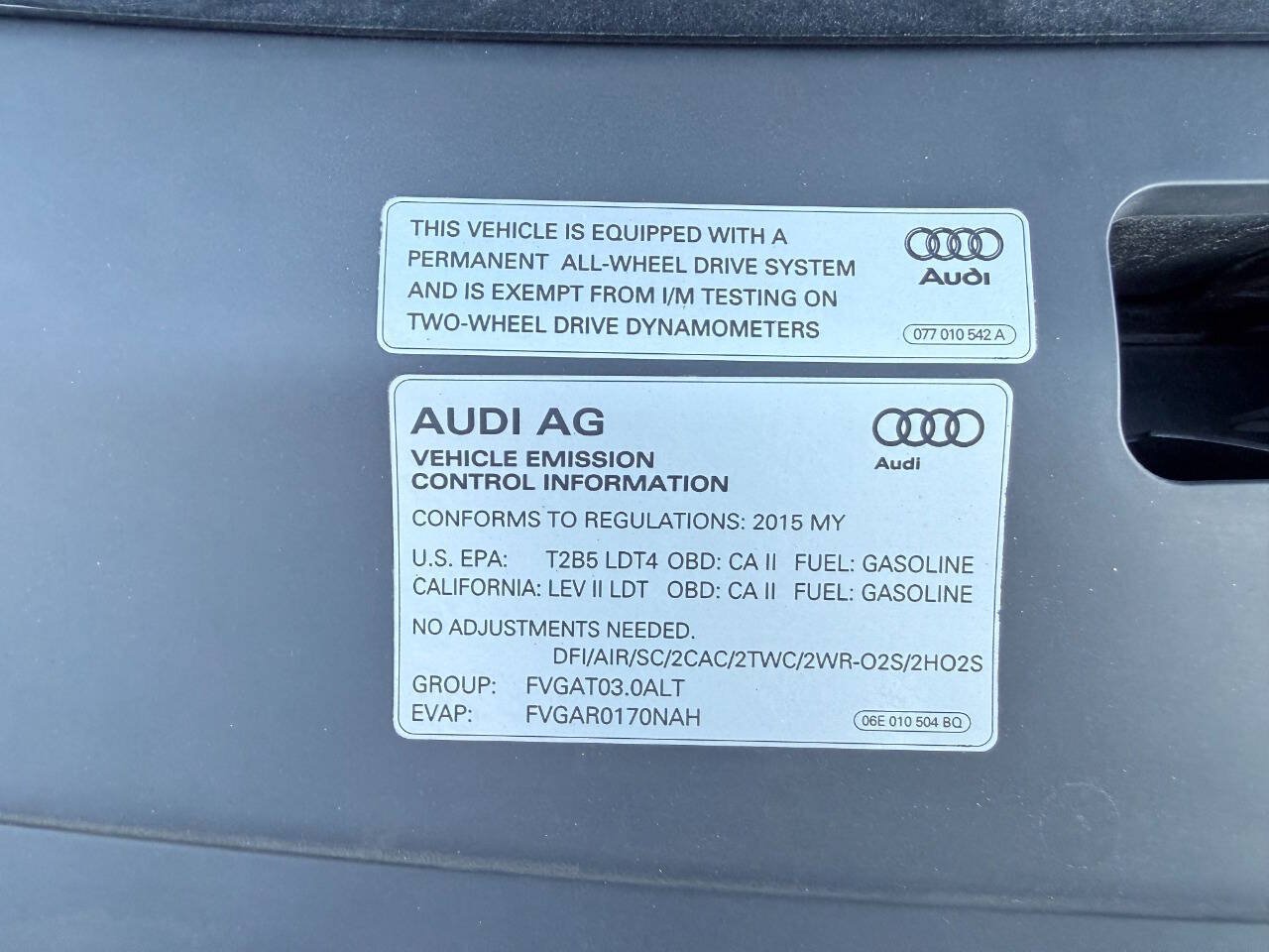 Used 2015 Audi Q7 3.0T S line Prestige w/ Cold Weather Package AWD/4WD image 80