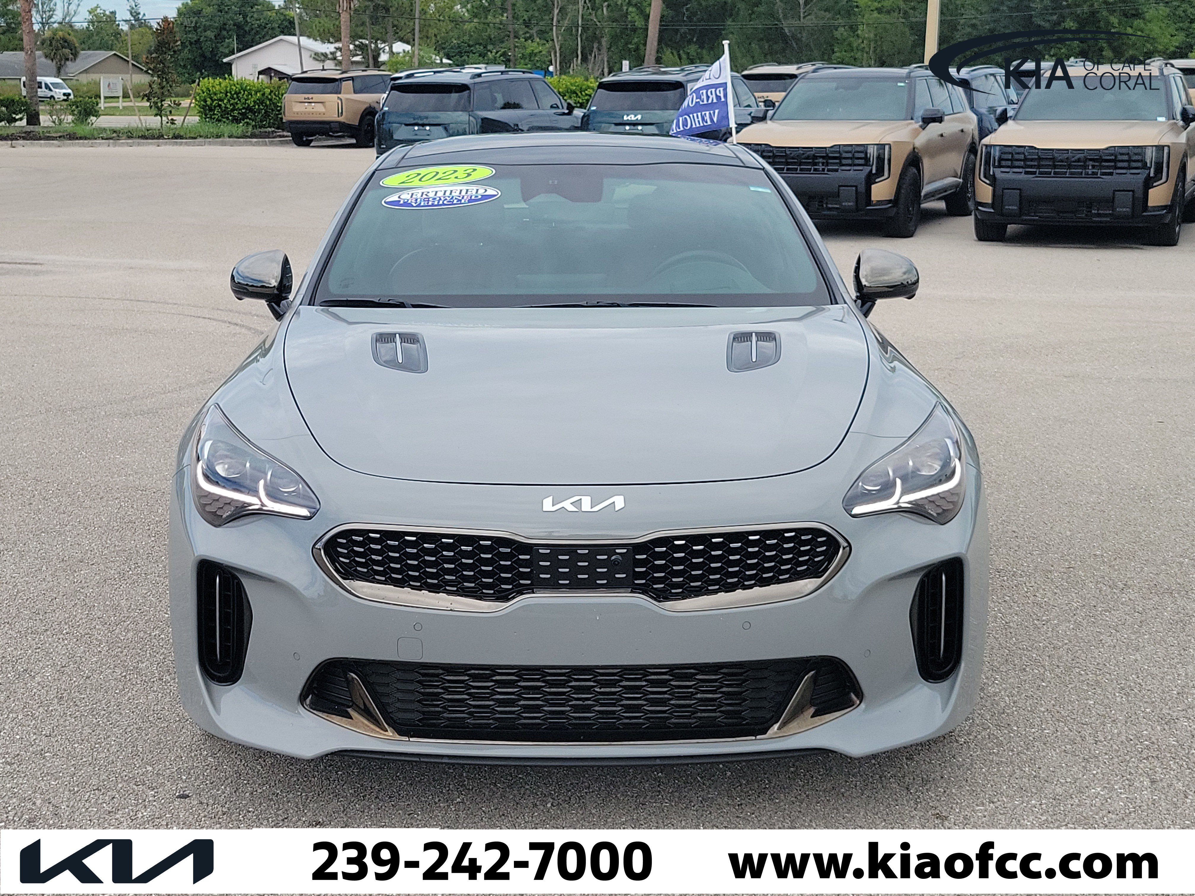 Used 2023 Kia Stinger GT2 w/ Red Interior Color Package AWD/4WD image 2