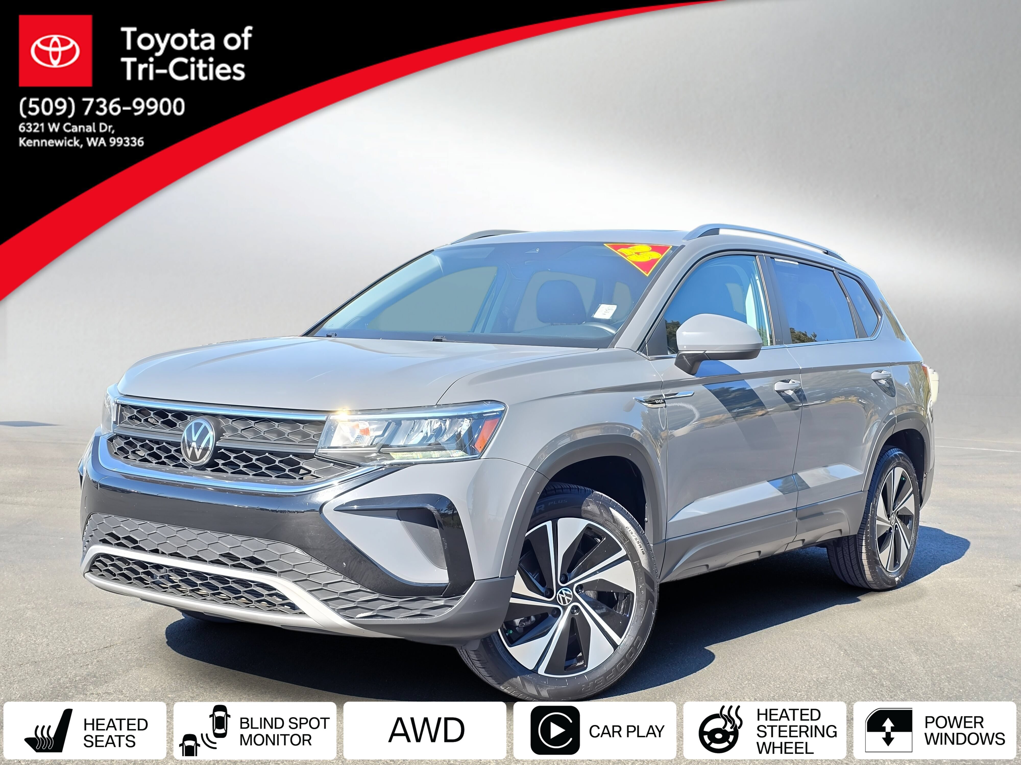 Used 2023 Volkswagen Taos SE w/ Panoramic Sunroof Package