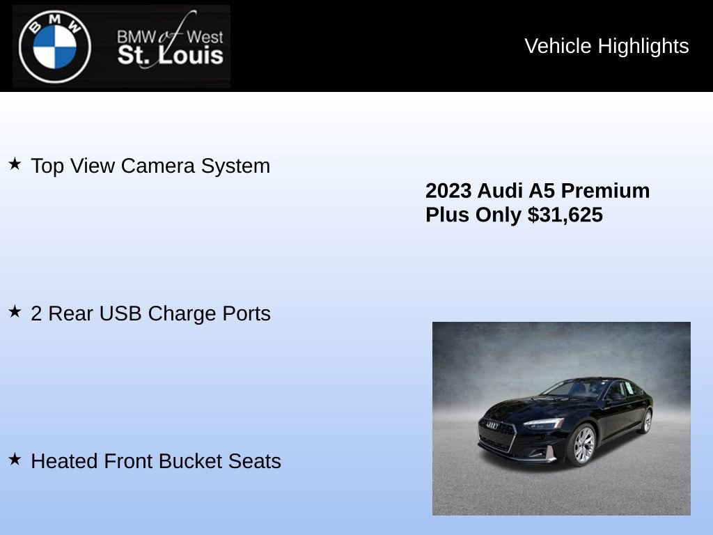 Used 2023 Audi A5 2.0T Premium Plus w/ Premium Plus image 16