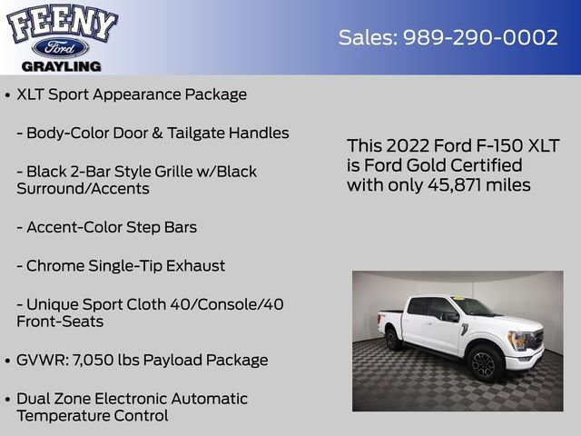 Used 2022 Ford F150 XLT w/ Equipment Group 302A High image 22