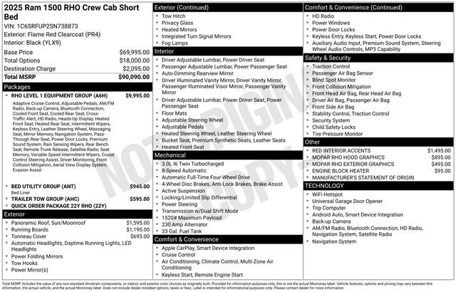 Used 2025 RAM 1500 RHO w/ RHO Level 1 Equipment Group AWD/4WD image 67
