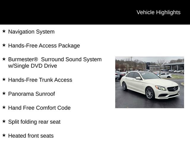 Used 2015 Mercedes-Benz C 63 AMG Sedan image 5