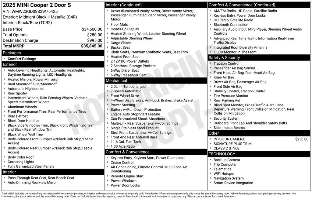 Used 2025 MINI Cooper S FWD image 9