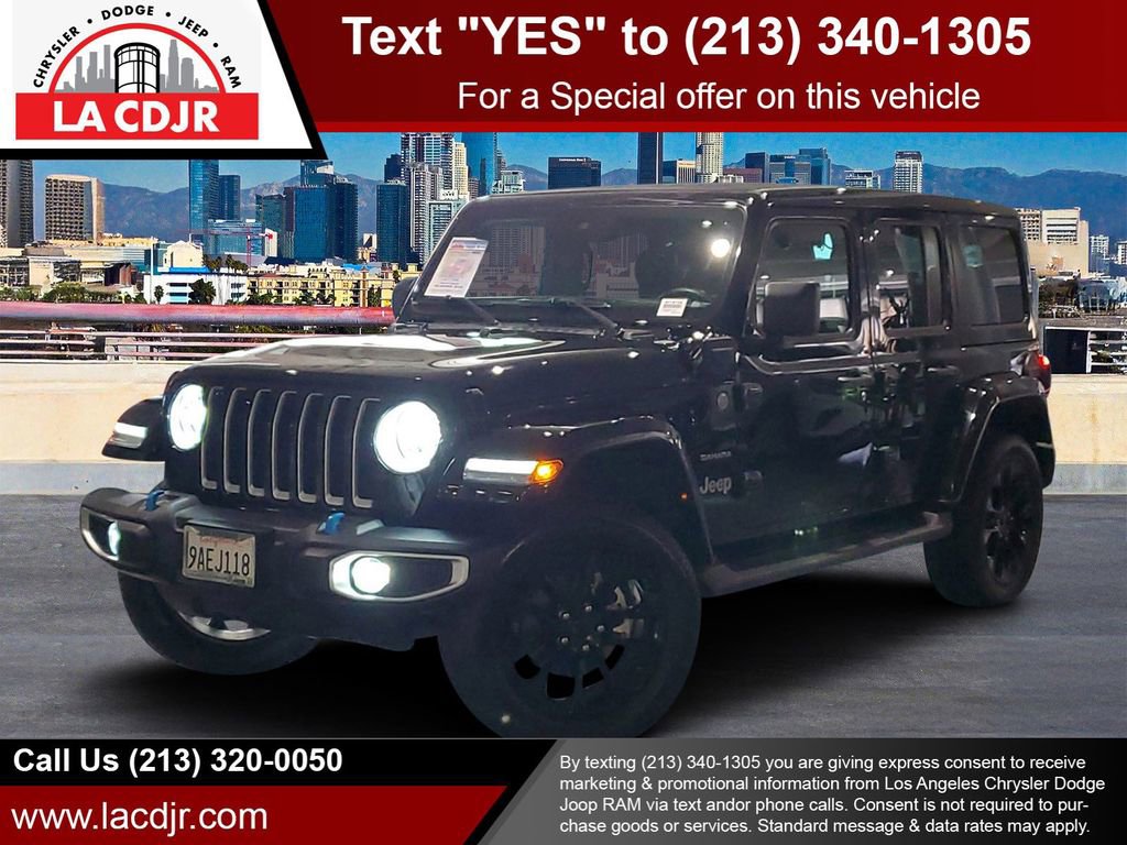 Used 2022 Jeep Wrangler Unlimited Sahara w/ Cold Weather Group image 1