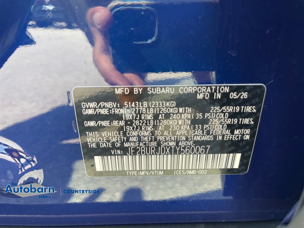 New 2026 Subaru Outback Touring XT AWD/4WD image 29