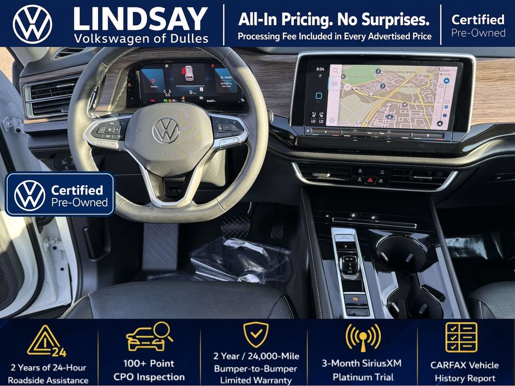 Certified 2024 Volkswagen Atlas SEL AWD/4WD image 12