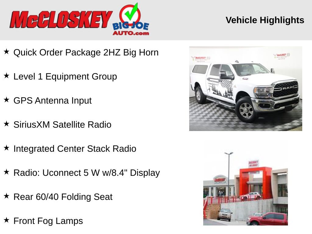 Used 2023 RAM 2500 Big Horn w/ Level 1 Equipment Group image 2