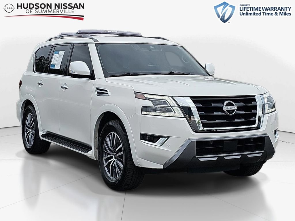 Used 2023 Nissan Armada SL w/ Captain's Chairs Package AWD/4WD image 1