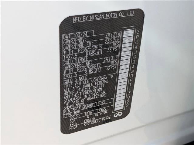 Certified 2024 INFINITI QX50 Luxe w/ Accent Package image 25