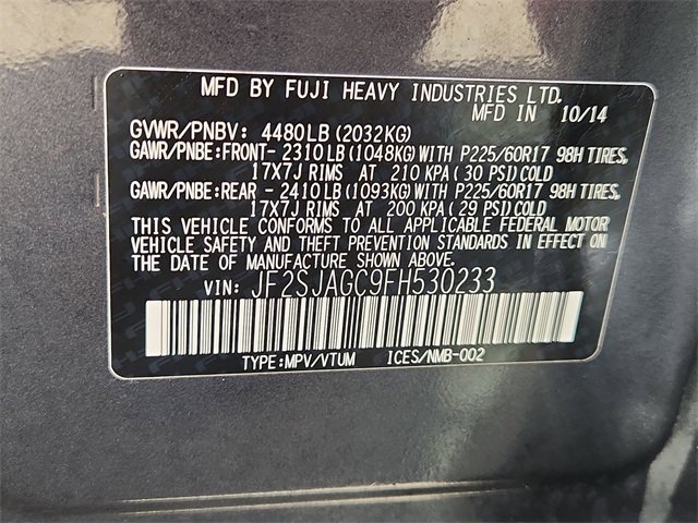 Used 2015 Subaru Forester 2.5i Premium image 32