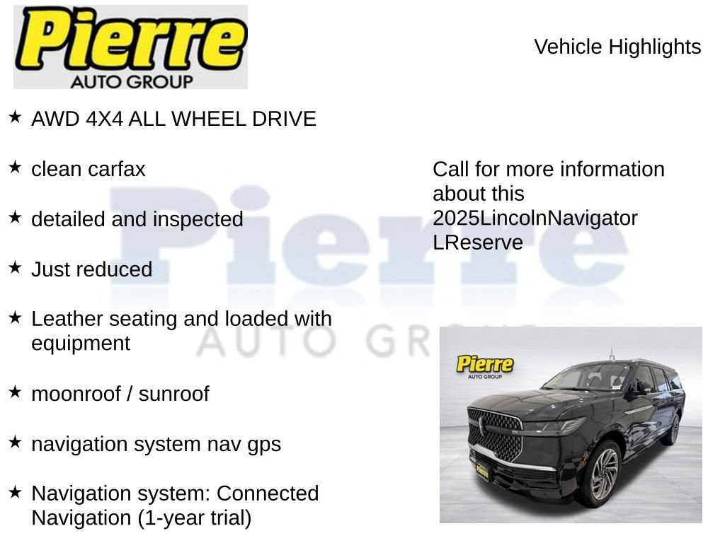 Used 2025 Lincoln Navigator L Reserve AWD/4WD image 7