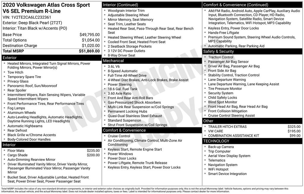 Used 2020 Volkswagen Atlas Cross Sport SEL Premium R-Line image 6