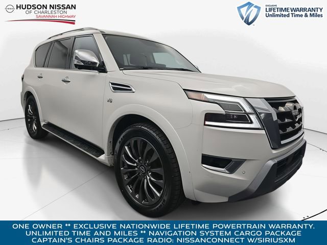 Used 2022 Nissan Armada Platinum w/ Captain's Chairs Package