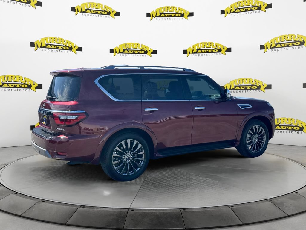 Used 2023 Nissan Armada Platinum w/ Captain's Chairs Package RWD image 5