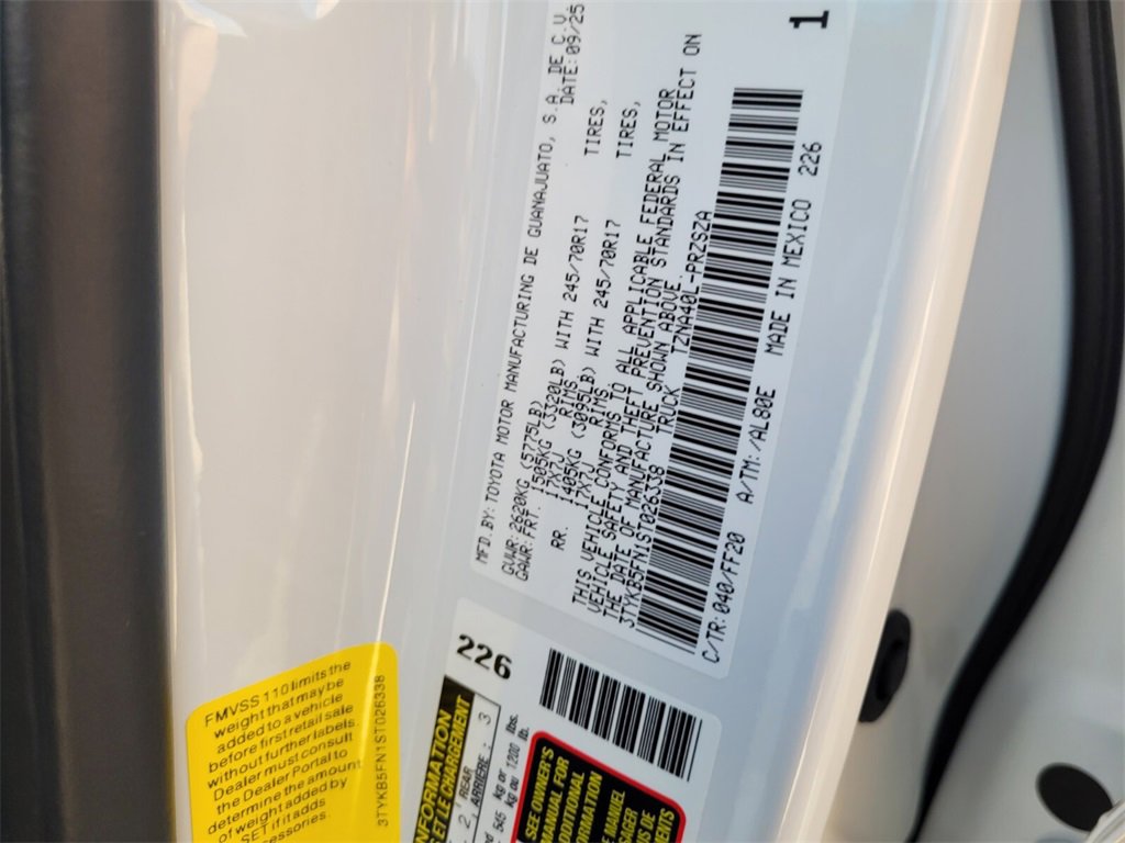 New 2025 Toyota Tacoma SR5 image 16