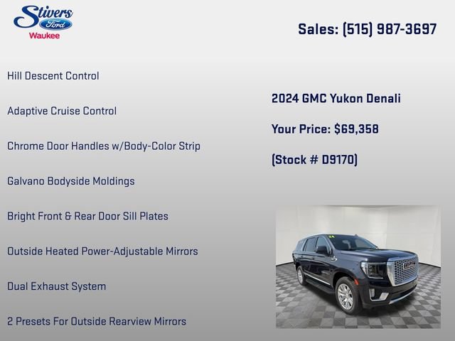 Used 2024 GMC Yukon Denali w/ Max Trailering Package AWD/4WD image 40