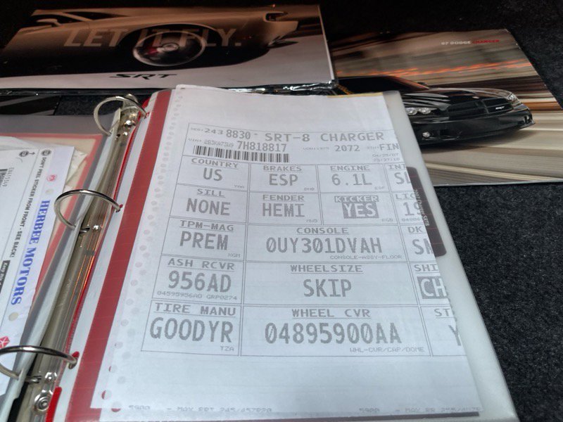 Used 2007 Dodge Charger SRT8 w/ SRT Option Group II image 53