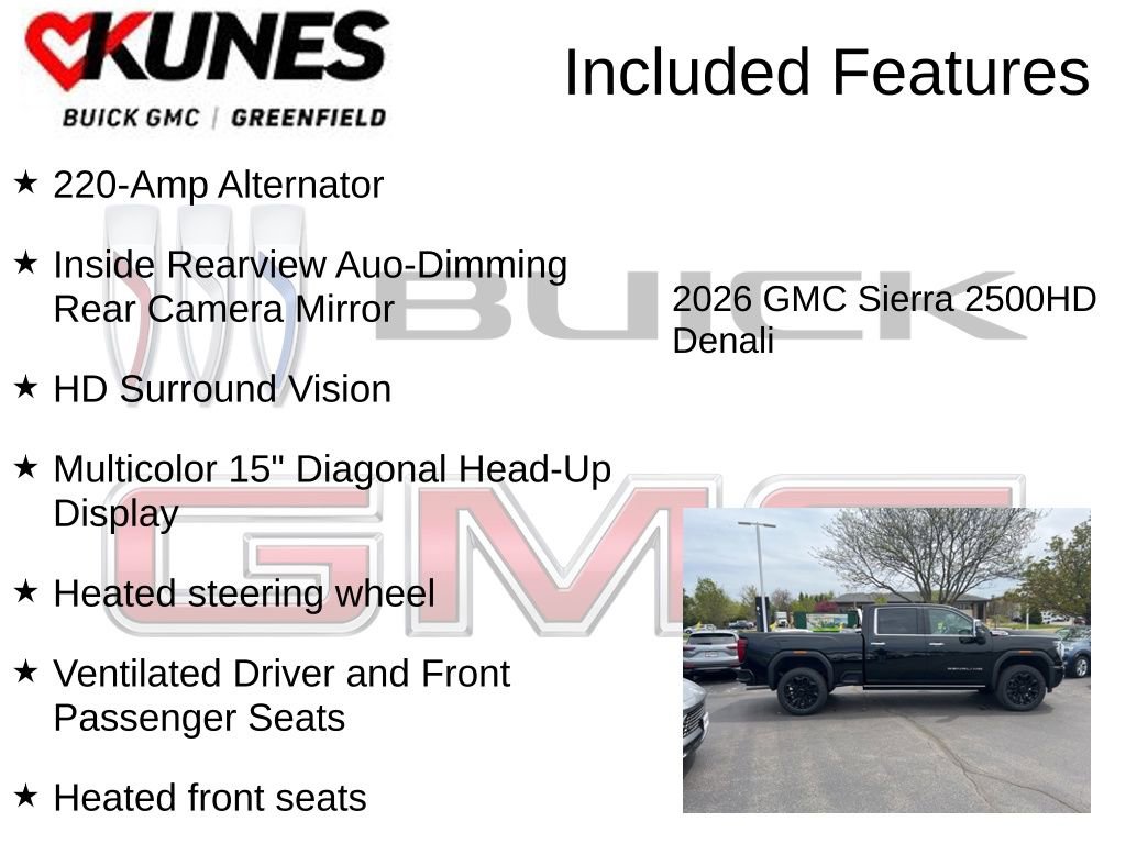 New 2026 GMC Sierra 2500 Denali w/ Denali Reserve Package AWD/4WD image 4