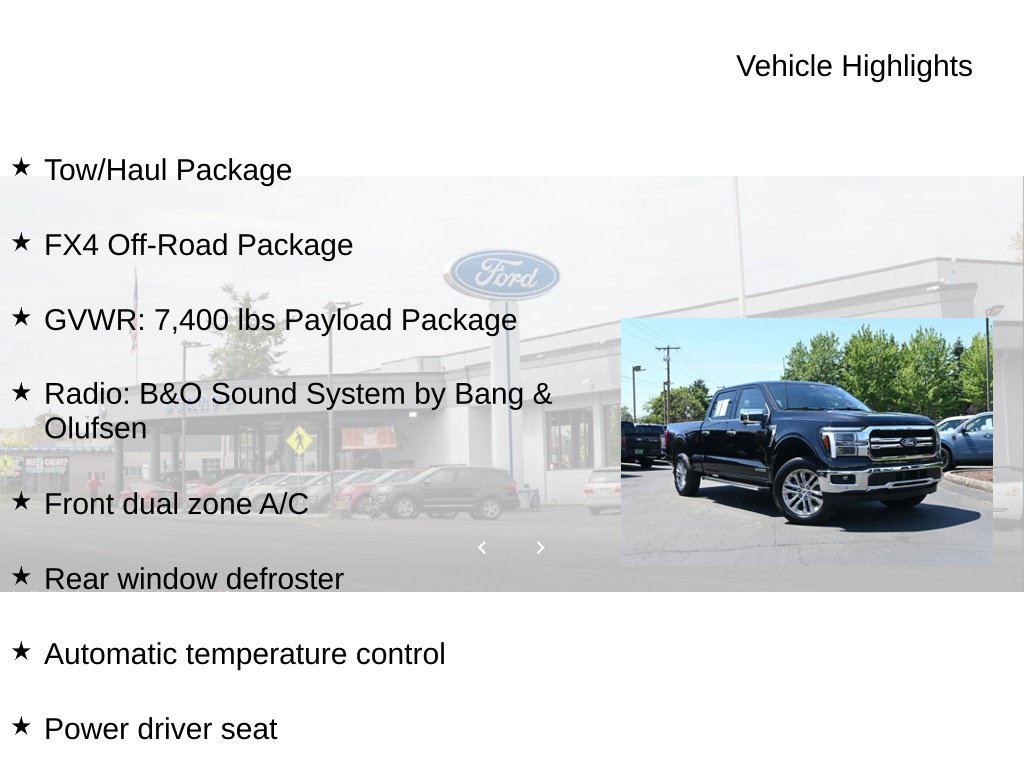 Used 2025 Ford F150 Lariat w/ Equipment Group 501A Mid AWD/4WD image 18