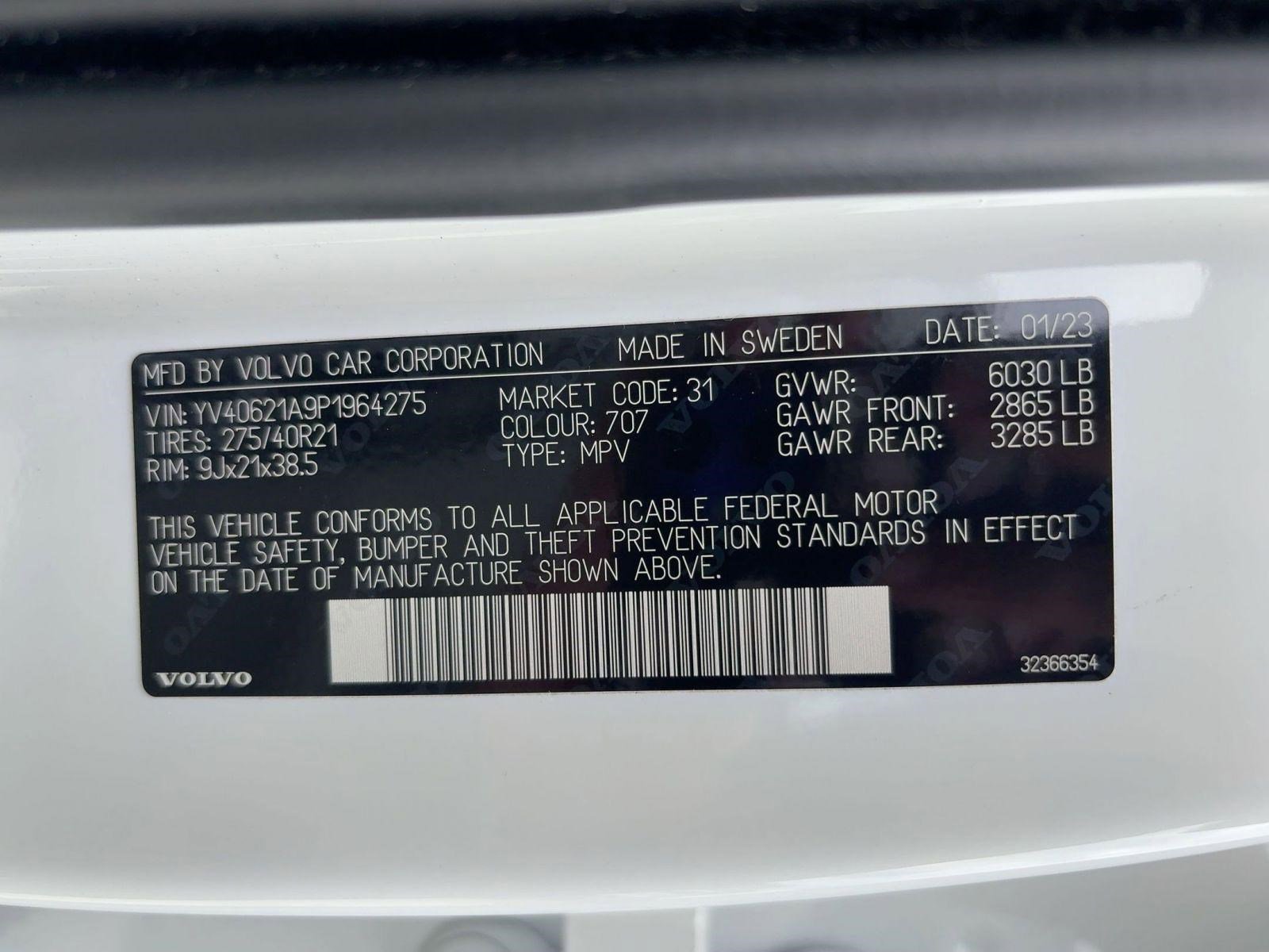 Certified 2023 Volvo XC90 B6 Ultimate image 18