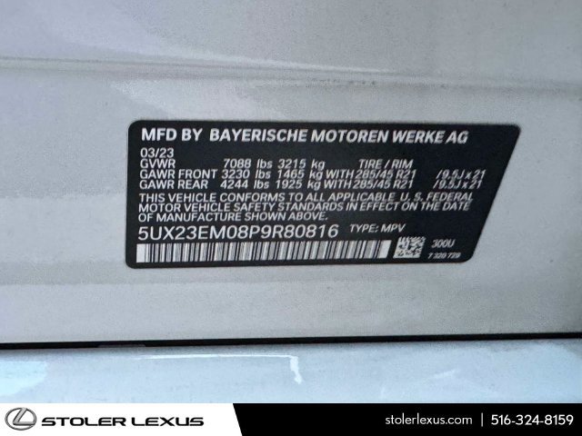 Used 2023 BMW X7 xDrive40i w/ M Sport Package AWD/4WD image 40